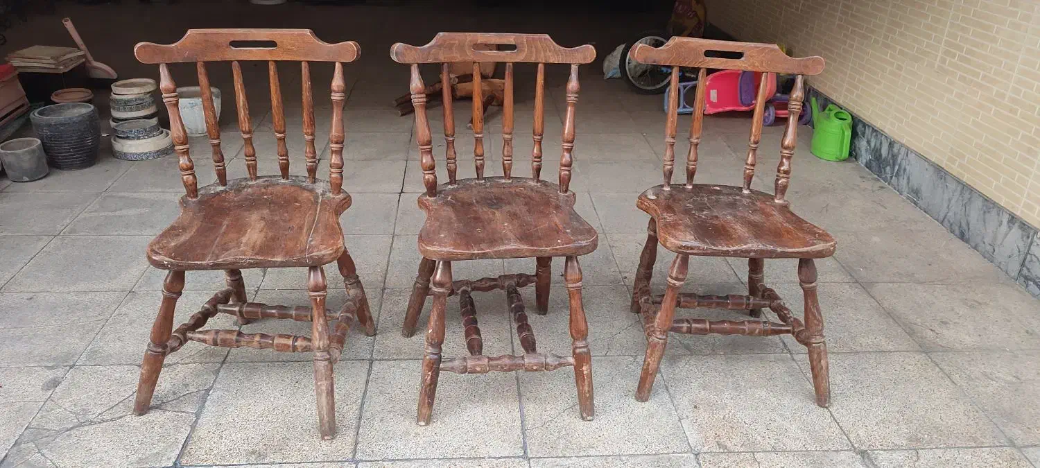 صندلی چوبی|صندلی و نیمکت|کرج, عظیمیه|دیوار