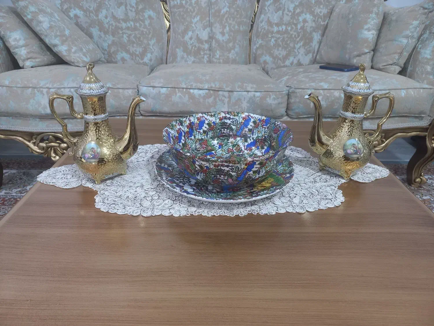 کاسه بشقاب ۲ عدد چینی|صنایع دستی و سایر لوازم تزئینی|اردبیل, |دیوار