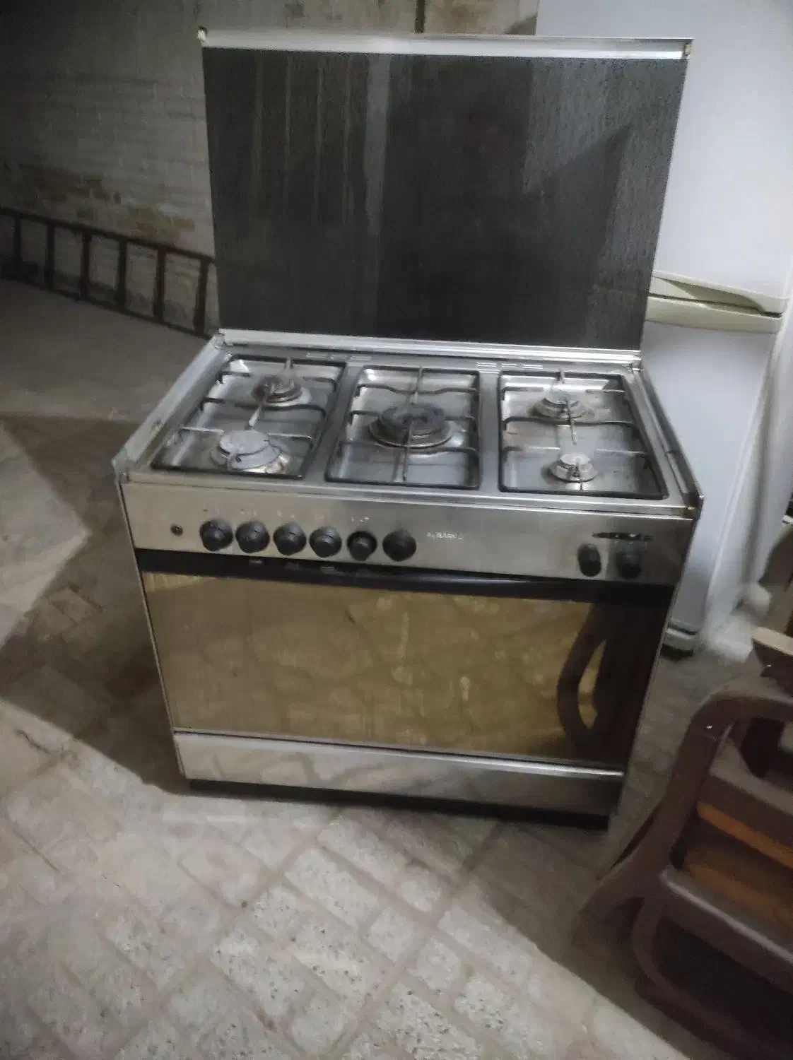 گاز فر دار استیل|اجاق گاز و لوازم برقی پخت‌وپز|مشهد, شهرک ابوذر|دیوار