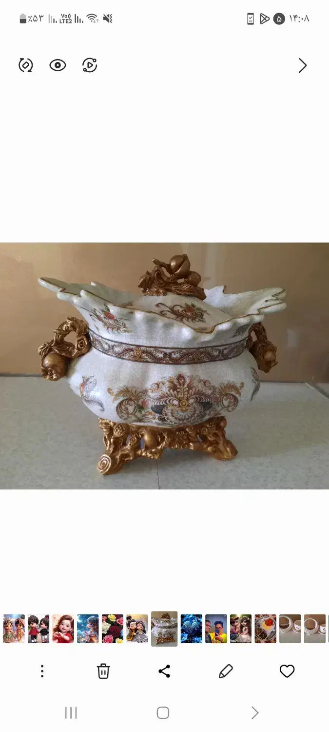 ظروف زیرخاکی وزیبا|صنایع دستی و سایر لوازم تزئینی|قم, سراجه (۱۵ خرداد)|دیوار