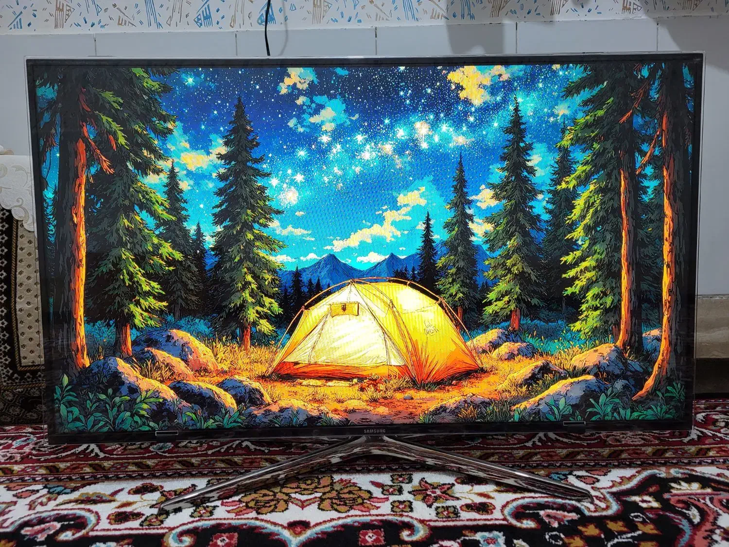 تلویزیون ۴۰ اینچ سامسونگ smart|تلویزیون و پروژکتور|اسفراین, |دیوار