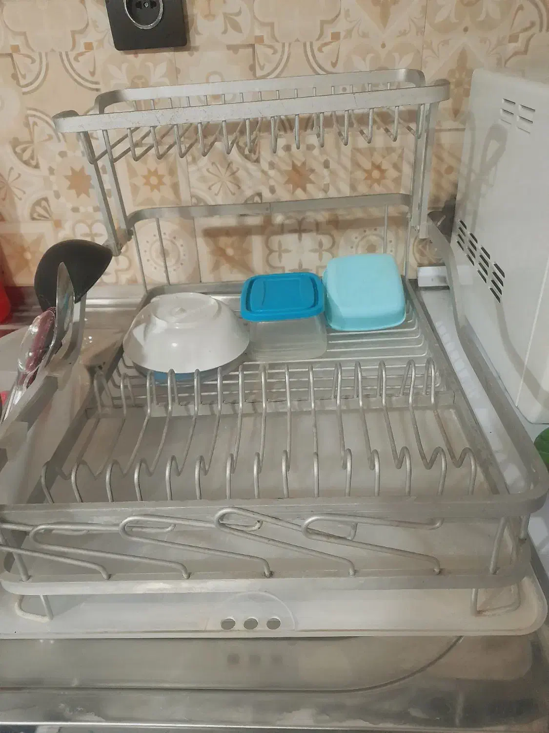 آب چکان روی کابینتی|آبچکان و نظمدهنده ظروف|کرج, ساماندهی|دیوار