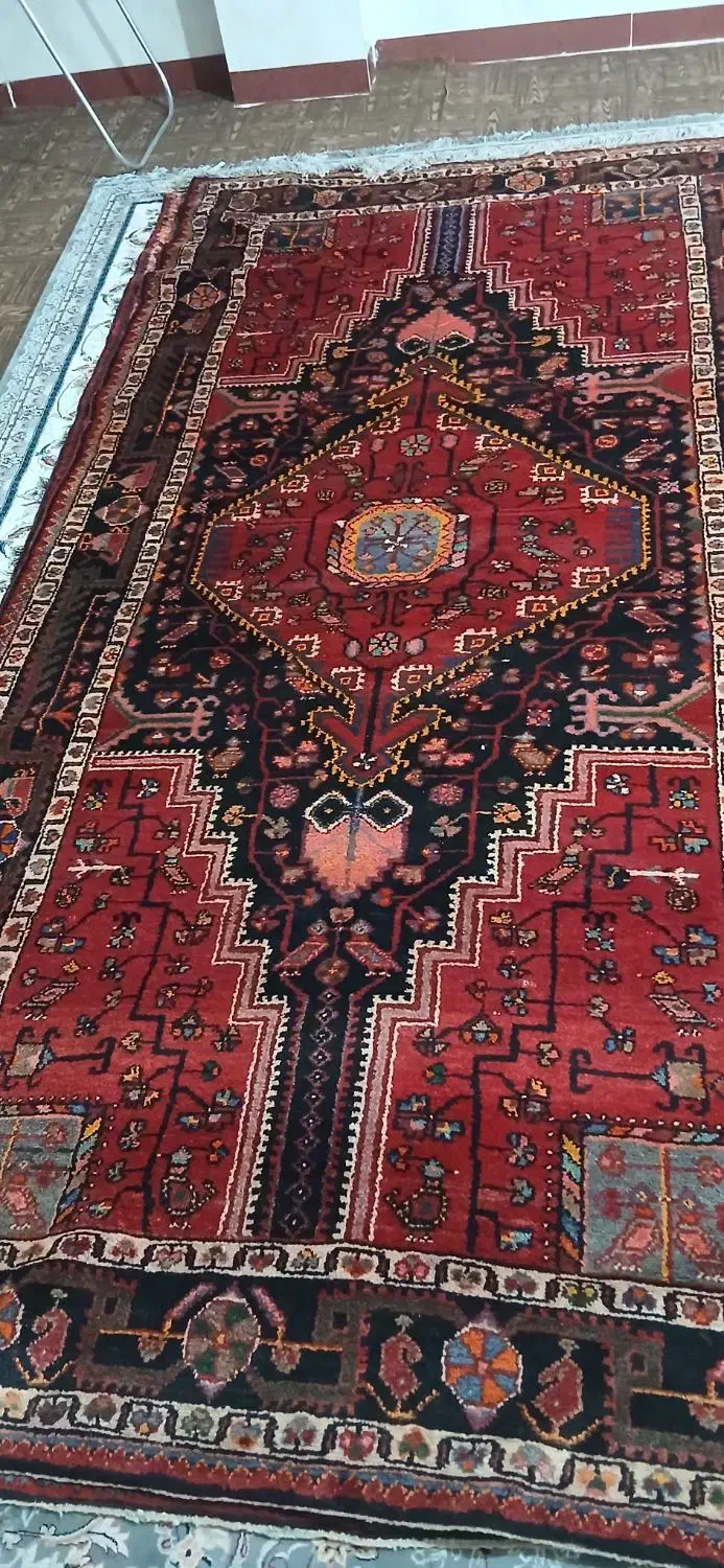 ۲تخته فرش دستباف|فرش|کرمانشاه, |دیوار