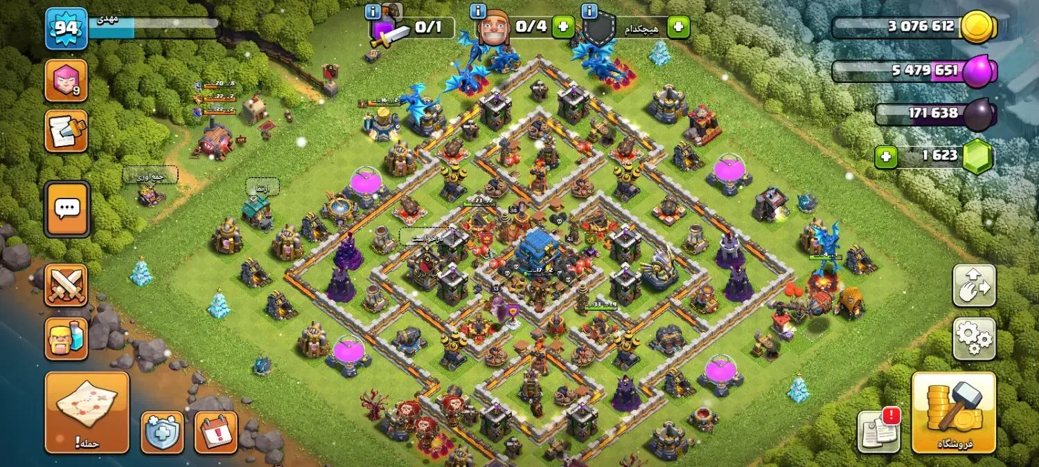 کلش آف کلنز همراه با کلن 4|کنسول، بازی ویدئویی و آنلاین|قیدار, |دیوار