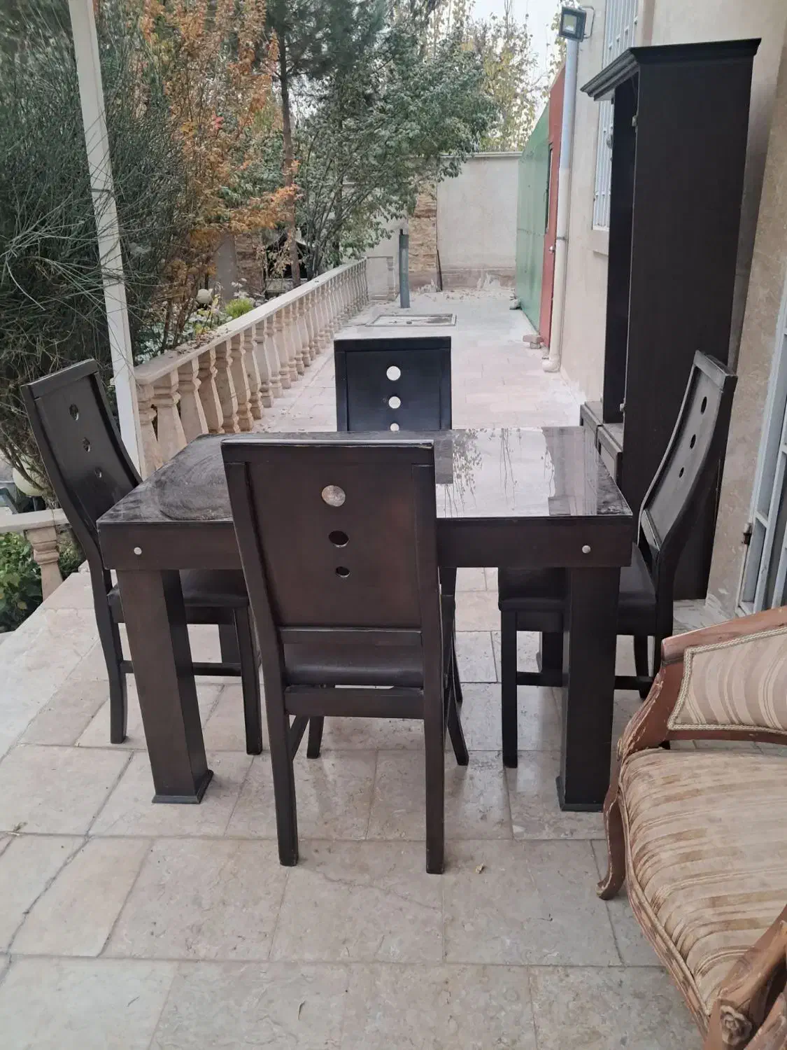 میز ناهار خوری چهار نفره|میز و صندلی غذاخوری|کوهسار (البرز), |دیوار