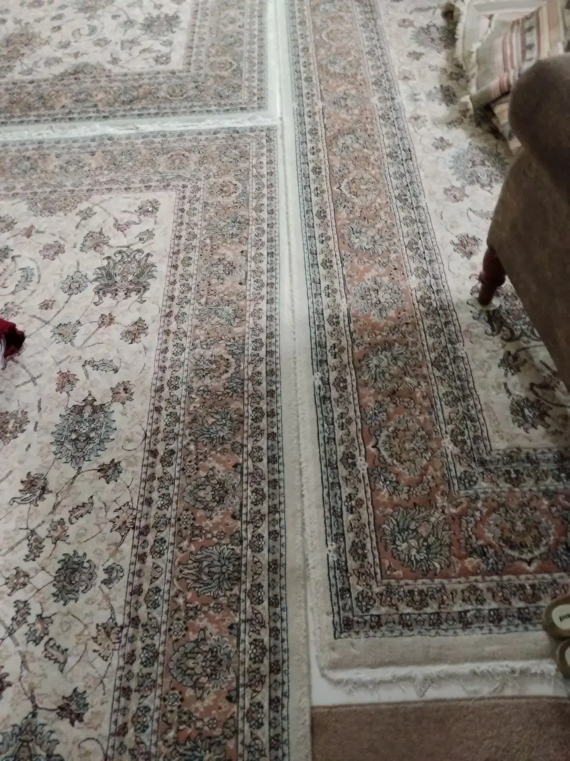 3عدد فرش ماشینی دو تا دو شش متری ویک عدد9متری|فرش|ری, باروت کوبی|دیوار