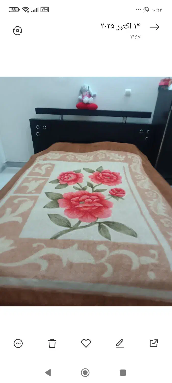 سرویس خواب دونفره سالم وشیک|تخت و سرویس خواب|دماوند, دماوند|دیوار