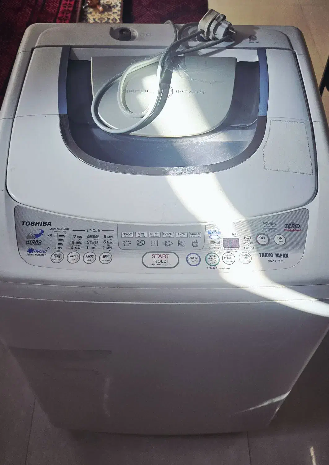 لباسشویی ۱۰ کیلویی توشیبا|ماشین لباسشویی و خشک‌کن لباس|اندیشه, اندیشه فاز ۳|دیوار