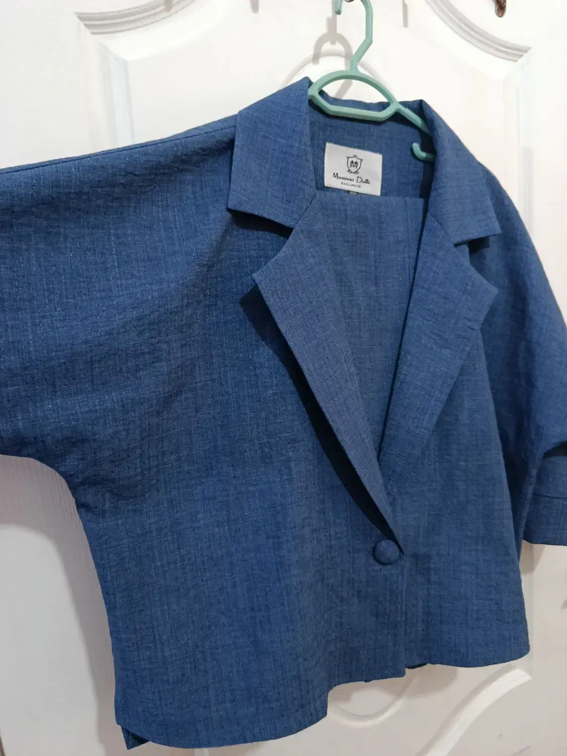 کت و شلوار سرمه ای تنخور زیبا فری سایز هستن|لباس|ایلام, |دیوار