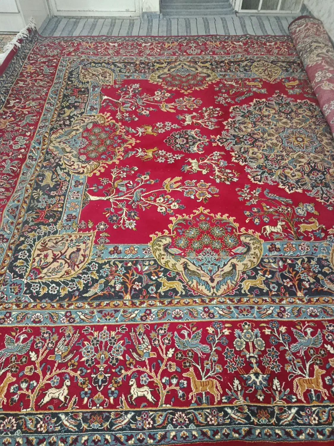 فرش 12متری خیلی خیلی تمیز 2عدد|فرش|سمنان, |دیوار