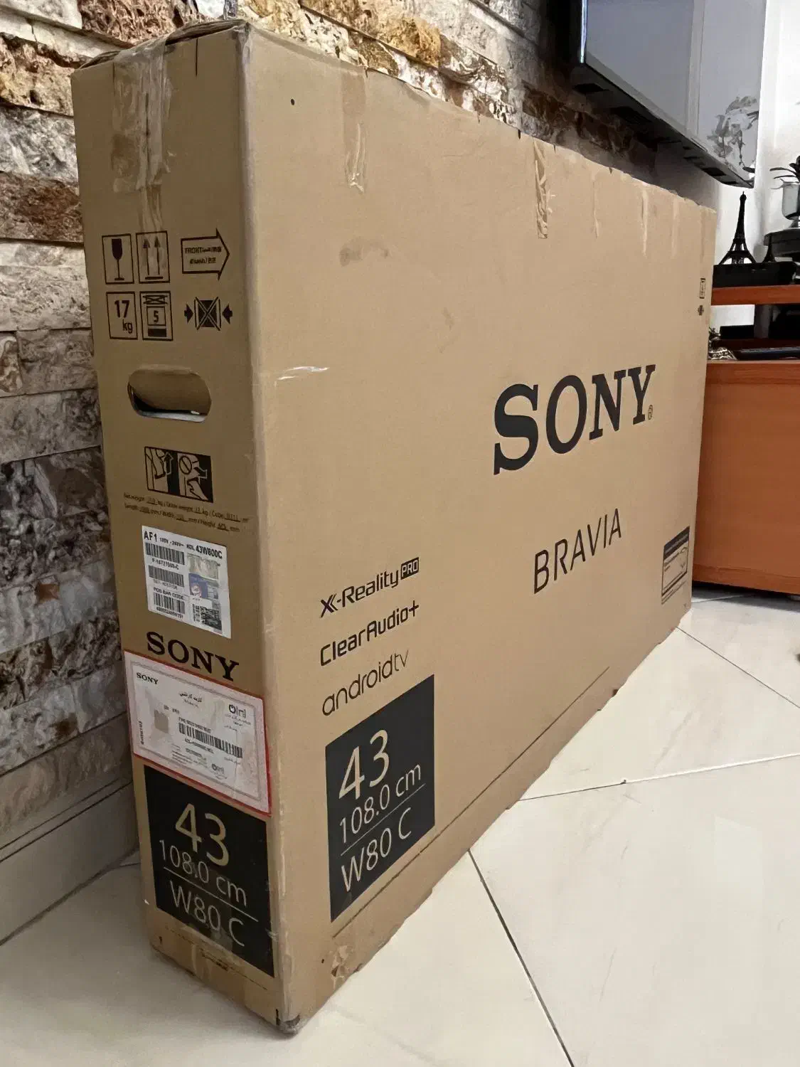 تلوزیون هوشمند LED  سونی 43W800C|تلویزیون و پروژکتور|تهران, باشگاه نفت|دیوار