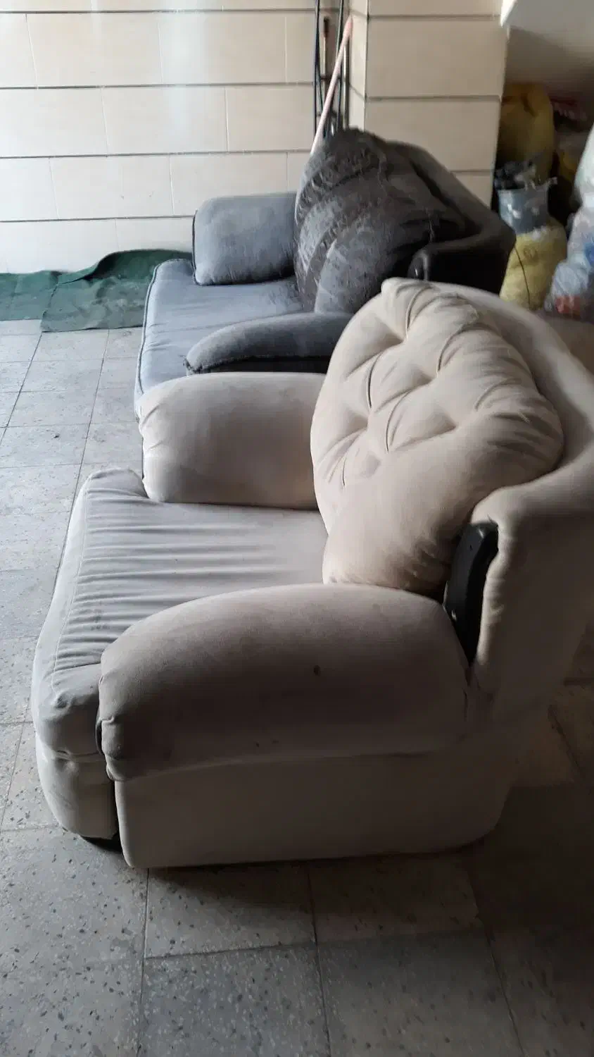 مبل دونفره ویک نفرهبهفروشمیرسید|مبلمان خانگی و میز عسلی|صدرا-فارس, فاز ۱|دیوار