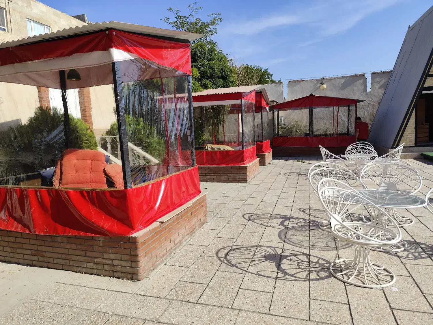 آلاچیق،کاور آلاچیق،طلق شفاف،چادربرزنتی|کافیشاپ و رستوران|مشهد, ایثار|دیوار