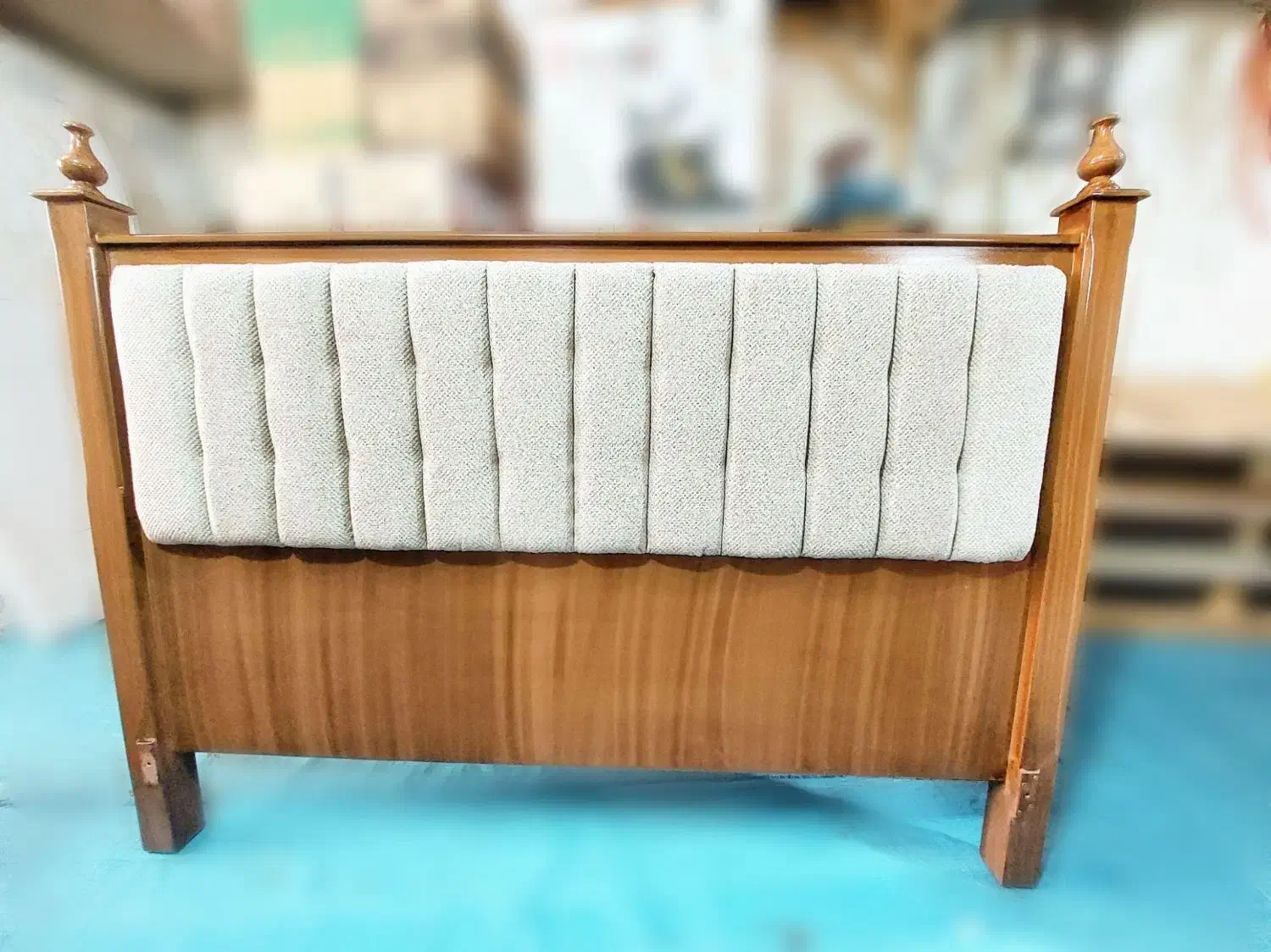 تخت خواب دونفره با عسلی|تخت و سرویس خواب|قرچک, زیبا شهر|دیوار