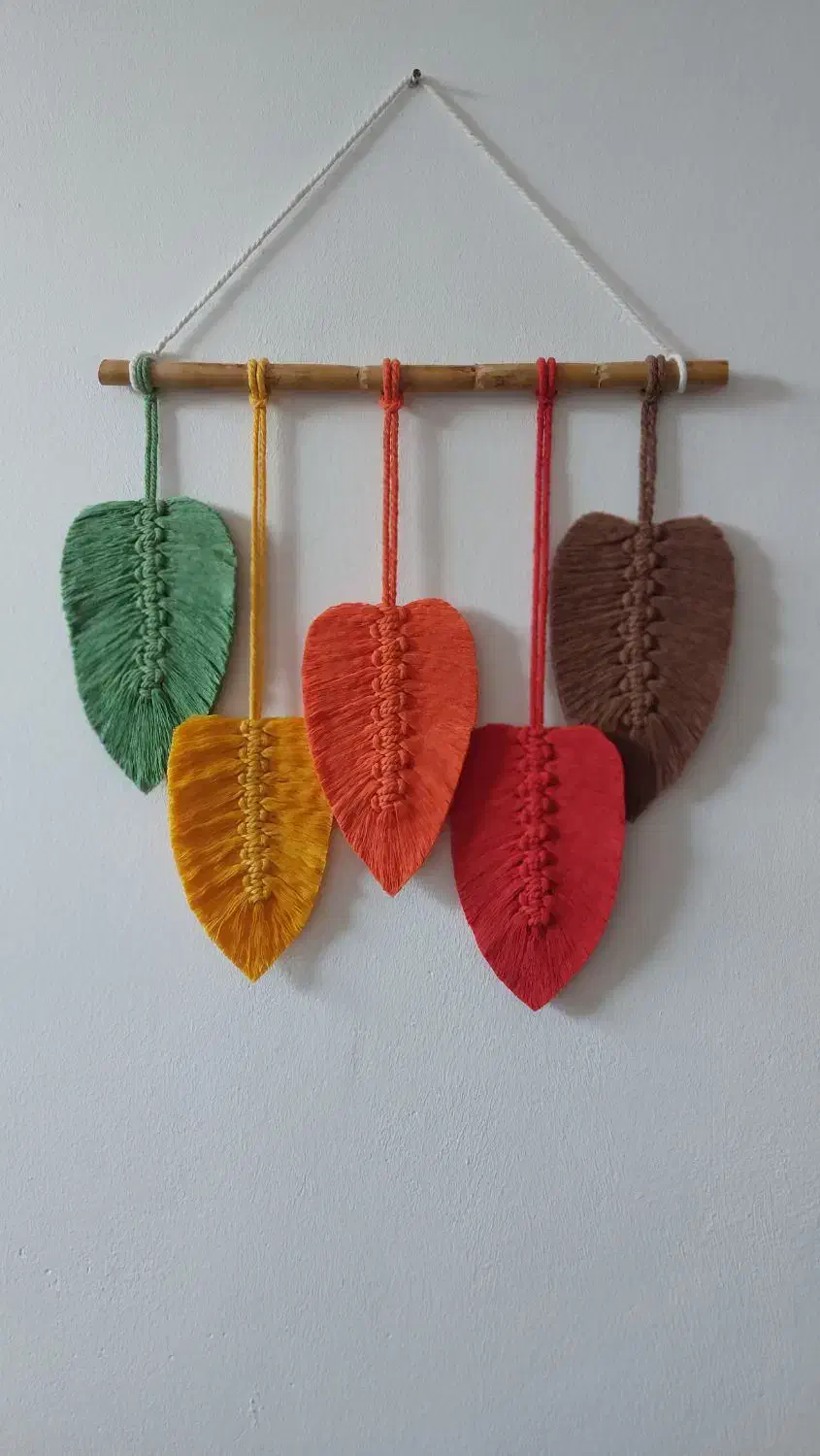 دیوارکوب مکرومه|صنایع دستی و سایر لوازم تزئینی|نوشهر, |دیوار