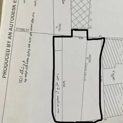زمین ویلایی۱۷۵متری سندار زیرقیمت نزدیک فلسطین شهدا|فروش خانه و ویلا|رشت, فلسطین|دیوار