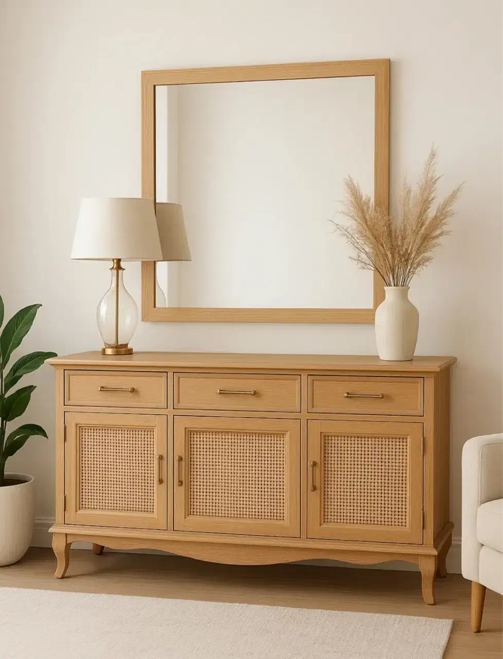 آینه کنسول و میز تلویزیون مدل رویال|بوفه، ویترین، کنسول|ملایر, |دیوار