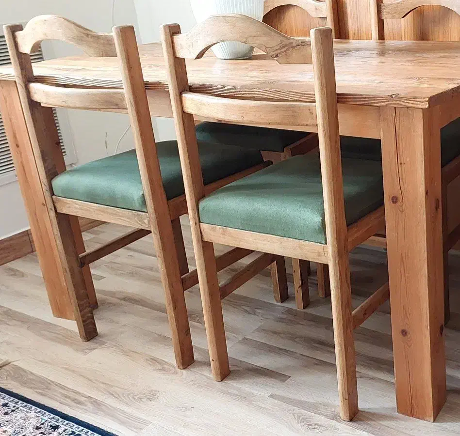 میز ناهار خوری چوبی ۴نفره|میز و صندلی غذاخوری|پاکدشت, پاکدشت (مامازند)|دیوار