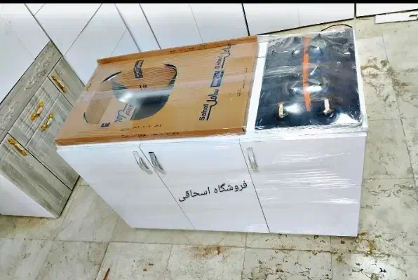ست کامل سینک کابینت و اجاق گاز دوشعله نصب شده|مصالح و تجهیزات ساختمان|تهران, امین حضور|دیوار