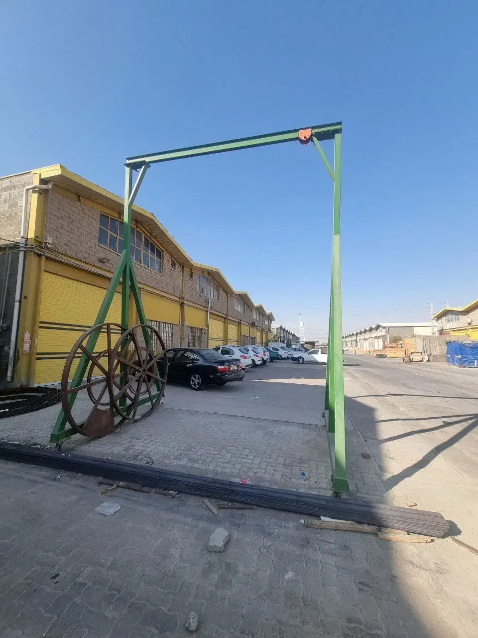 جرثقیل دروازه ایی طول ۴ متر ارتفاع ۶ متر|ماشین‌آلات صنعتی|پاکدشت, خاتون آباد|دیوار