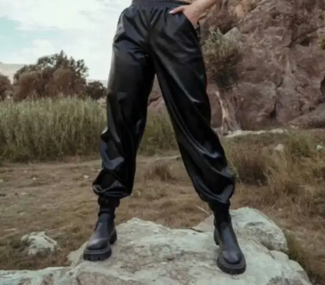 شلوارجاگر چرم داخل کُرکی نوآکبند فری سایز(تا۴۸)|لباس|ایلام, |دیوار