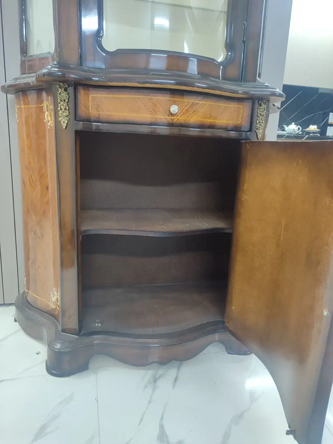 بوفه تمام چوب|بوفه، ویترین، کنسول|گرمسار, |دیوار