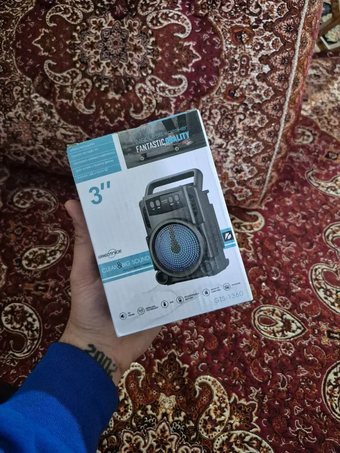 اسپیکر بلوتوثی با رقص نور|پخش‌کننده همراه|محمدشهر, محمدشهر|دیوار