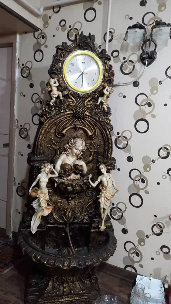 آبنما ساعت دار|مجسمه، تندیس، ماکت|کرمانشاه, |دیوار