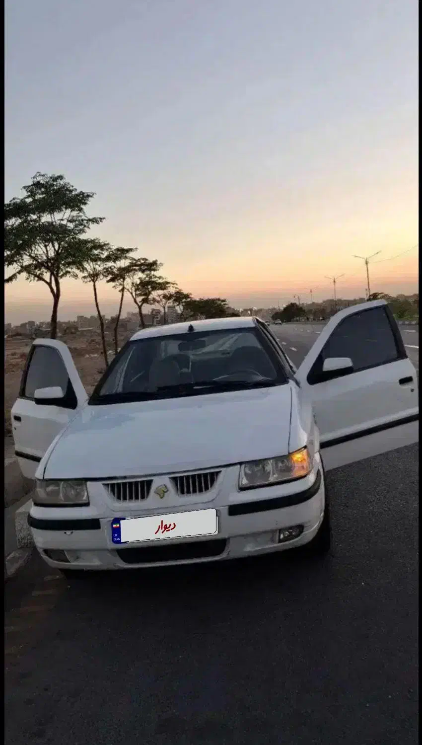 سمند سفید ال ایکس ۹۴ فوق العاده و استثنایی|خودرو سواری و وانت|قیدار, |دیوار