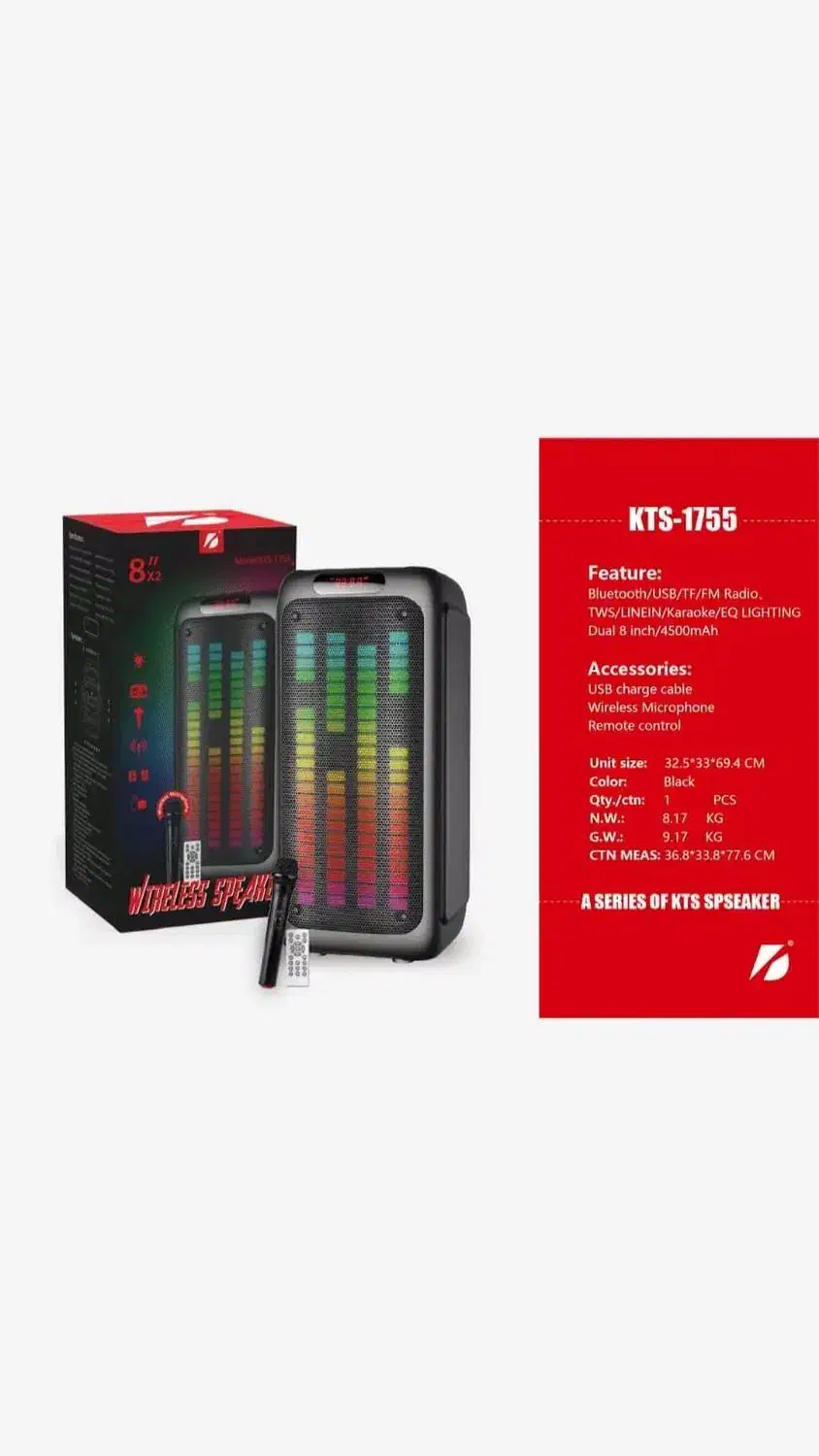 اسپیکرkts|پخش‌کننده همراه|نظرآباد, شهرک سید جمال الدین|دیوار