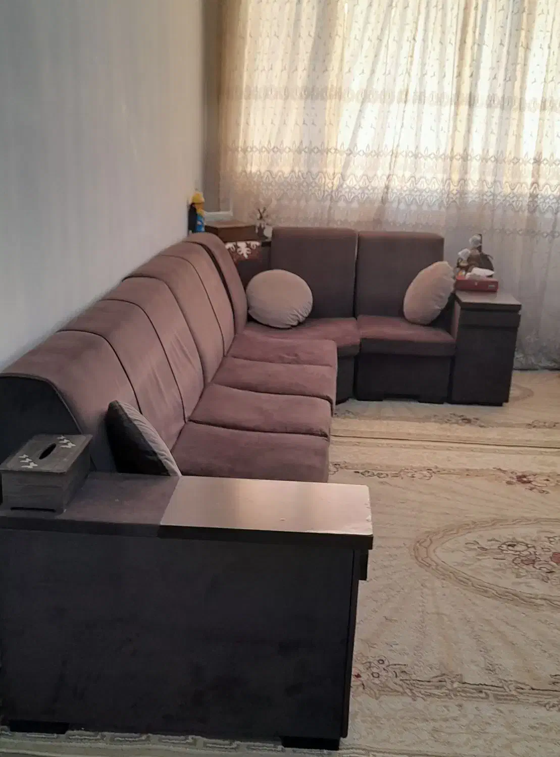 مبل کم جا مدل ال|مبلمان خانگی و میز عسلی|هشتگرد, شهرک پارسیان|دیوار