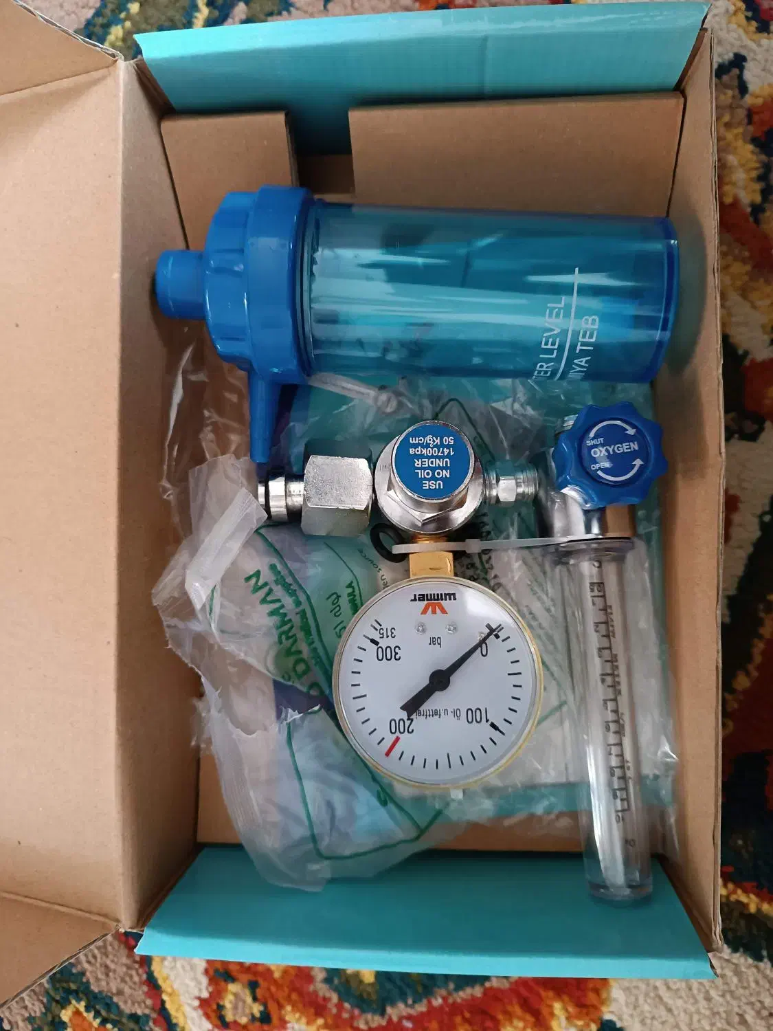فروش کپسول اکسیژن همراه مانومتر|پزشکی|لاهیجان, کوه بیجار|دیوار