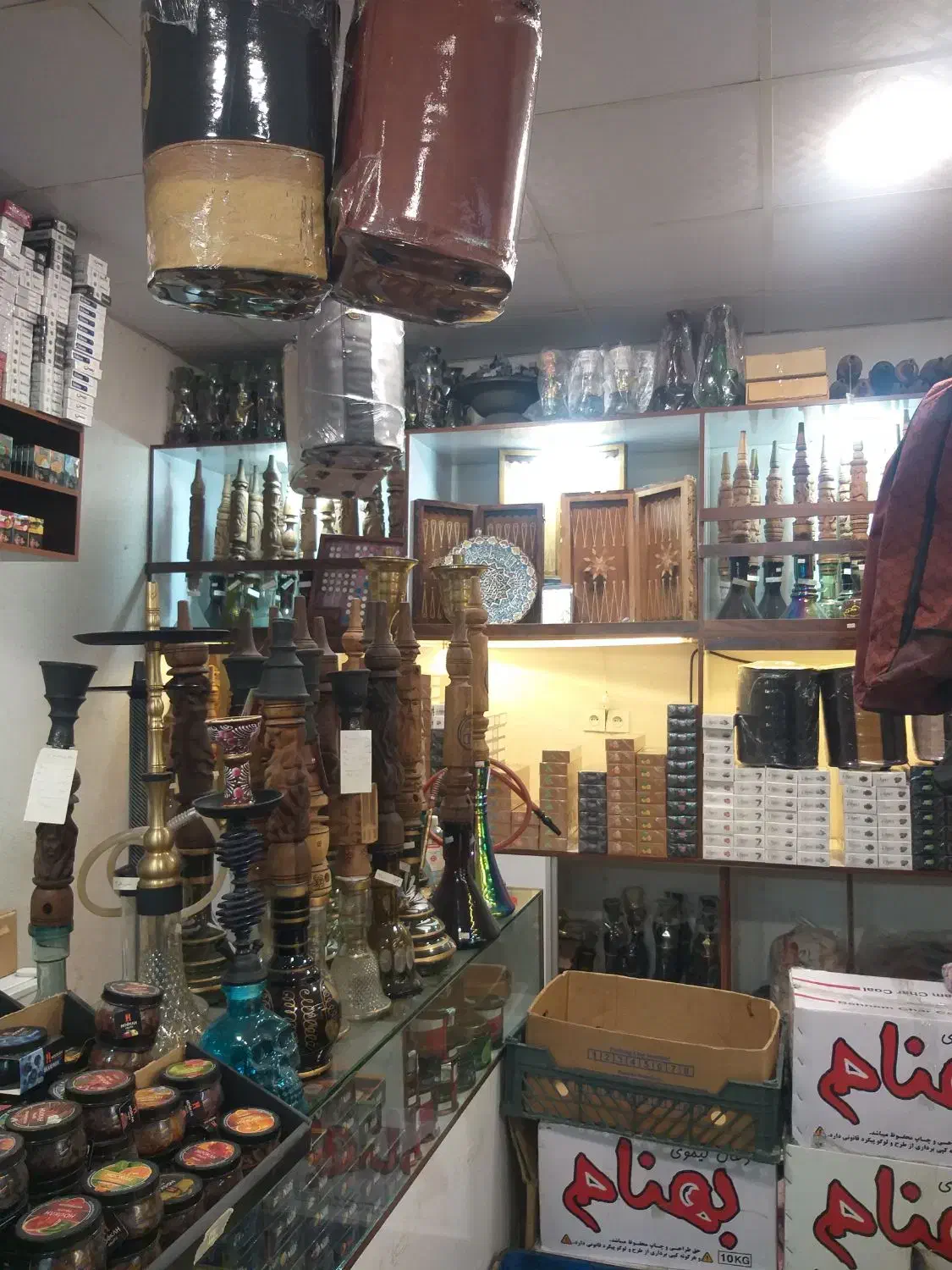 حراج تنه قلیان چوبی گردوی اصل سنندج|صنایع دستی و سایر لوازم تزئینی|رشت, امین الضرب|دیوار