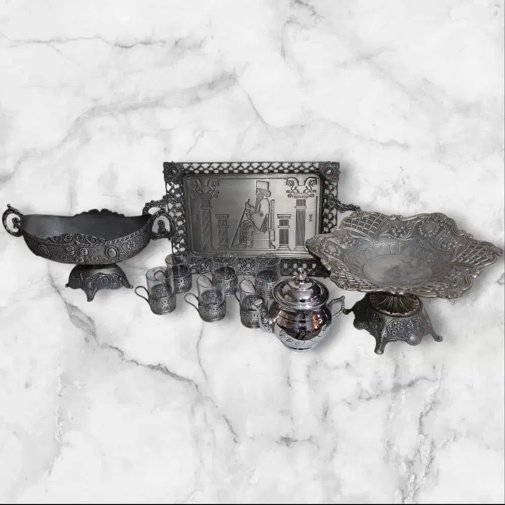 ظروف سیلور پیوتر|ظروف سرو و پذیرایی|مشهد, آبکوه|دیوار