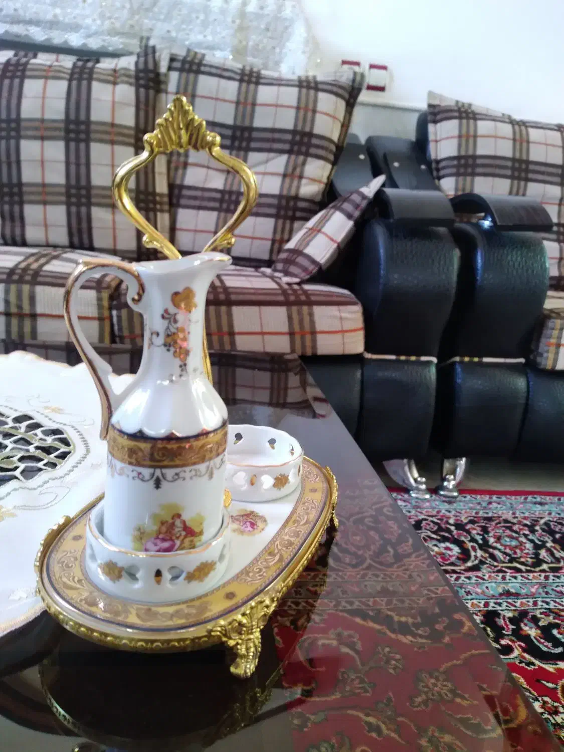 لیلی مجنون و سورمه ای|کلکسیون اشیاء عتیقه|آران و بیدگل, |دیوار