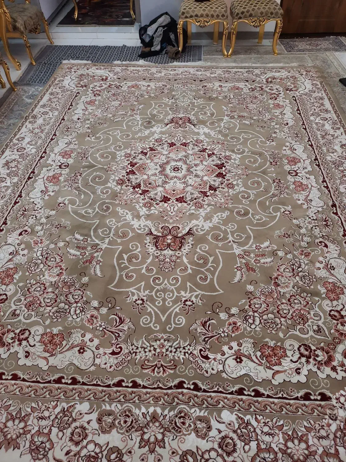 دوعدد فرش ۱۲ متری گردویی|فرش|مشهد, نظام دوست|دیوار