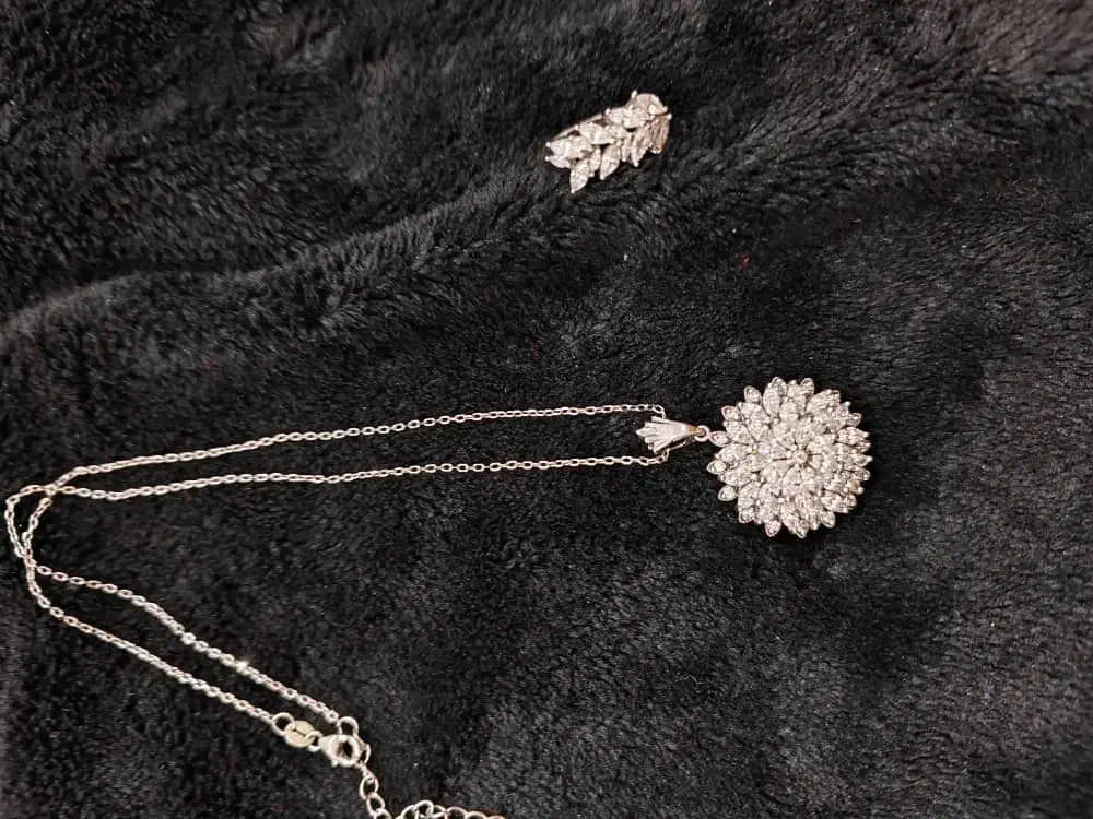 نیم ست نقره (مناسب هدیه )|جواهرات|یزد, |دیوار