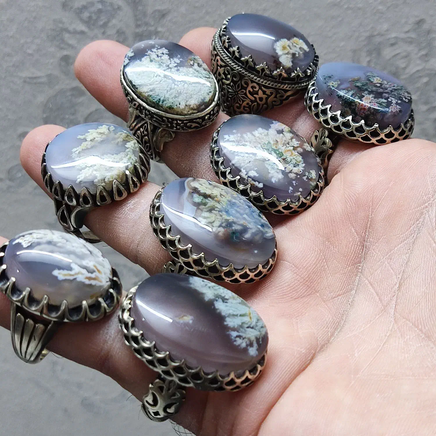 شجر با سنگ های معدنی -رکاب ورشو (نقره نیست)|بدلیجات|پاکدشت, پاکدشت (مامازند)|دیوار