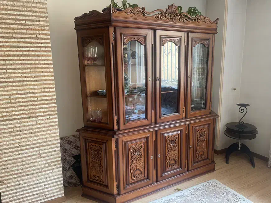 بوفه چوبی|بوفه، ویترین، کنسول|کرج, باغستان|دیوار