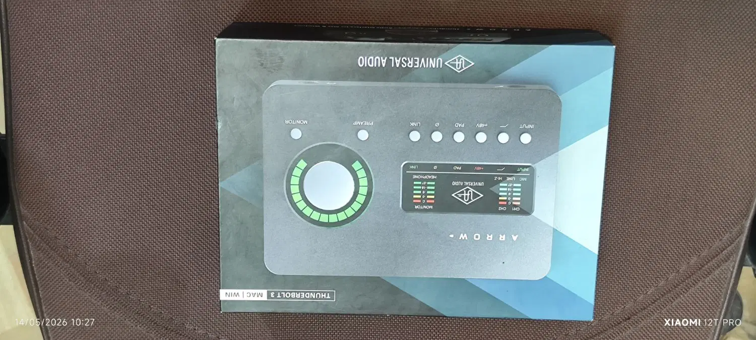 کارت صدا universal audio arrow solo در حد آکبند|آلات موسیقی|تهران, ازگل|دیوار