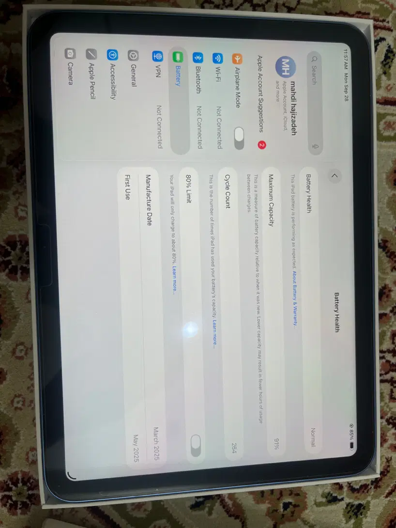 ipad a16 2025|تبلت|مشهد, فرهنگیان (شهرک غرب)|دیوار