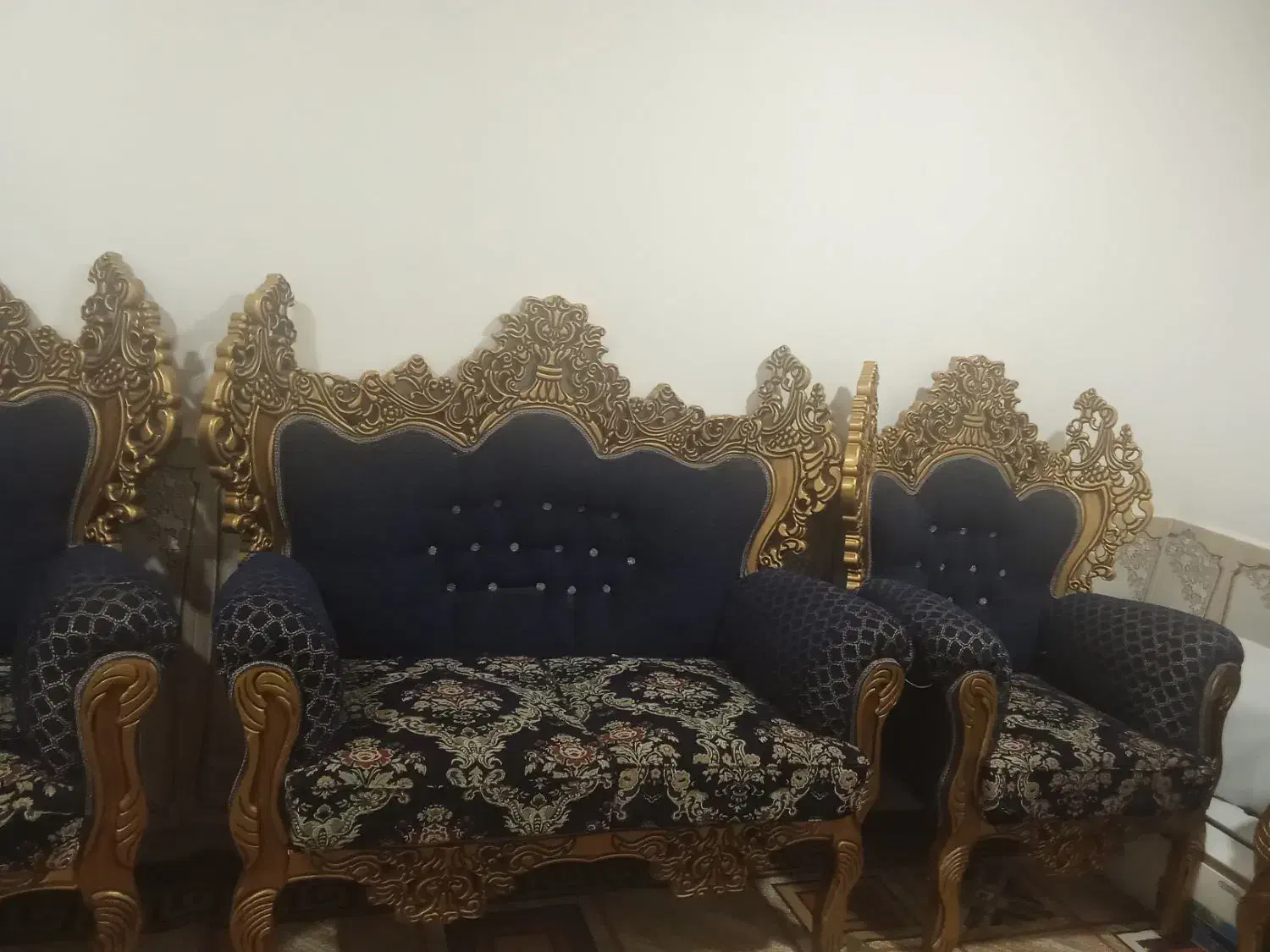 مبل سلطنتی|مبلمان خانگی و میز عسلی|بندر ماهشهر, |دیوار