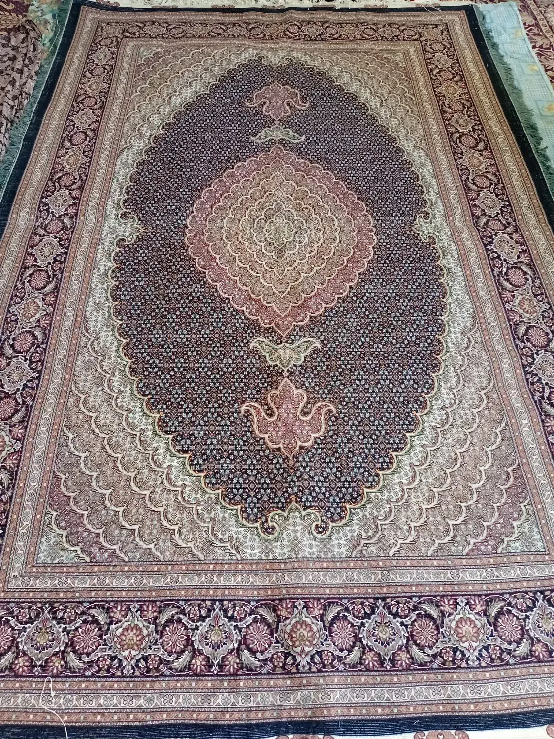 فرش جفت شش متری ماهی خوی|فرش|تبریز, |دیوار