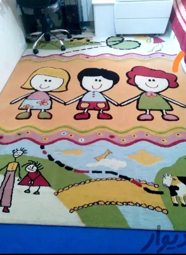 فرش کودک 6 متری|فرش|محمدیه-قزوین, |دیوار
