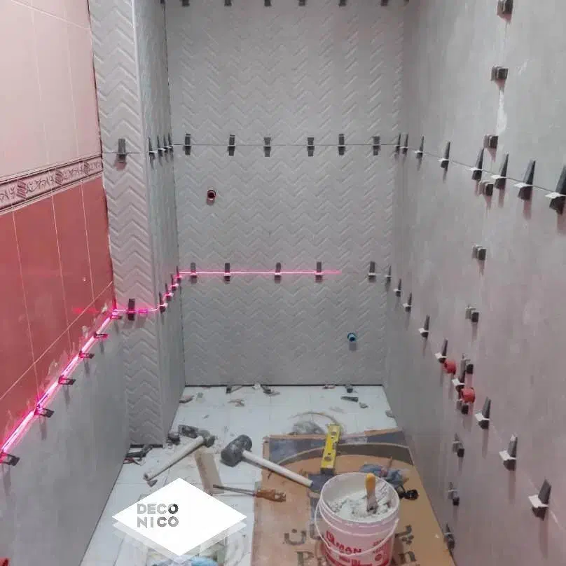 تخریب و بازسازی حمام . و انواع کاشیکاری|خدمات پیشه و مهارت|خسروشاه, |دیوار