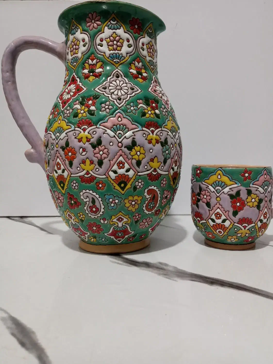 سفال میناکاری در روانسر|صنایع دستی و سایر لوازم تزئینی|جوانرود, |دیوار