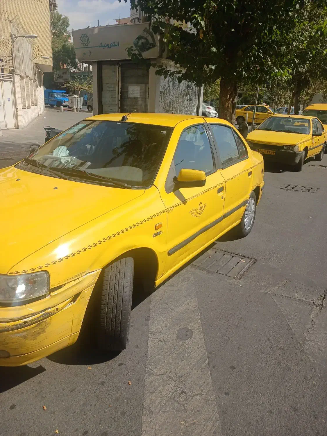 تاکسی سمند EF7 مدل 96(معاوضه با تاکسی فرسوده)|خودرو سواری و وانت|تهران, افسریه جنوبی|دیوار