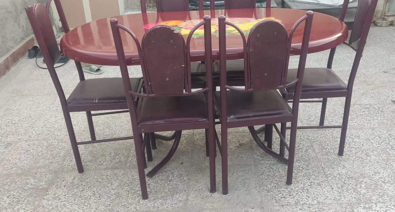 میز نهارخوری|میز و صندلی غذاخوری|زابل, |دیوار