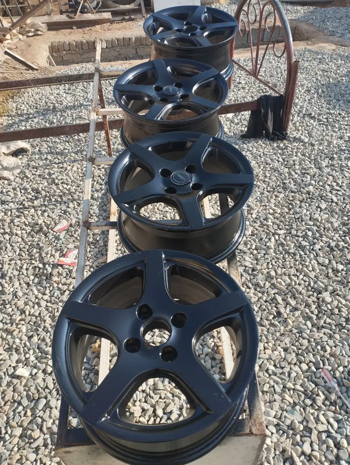 دو دست رینگ پونزده پرشیاوسمند ماشینهای ایران خودرو|قطعات یدکی و لوازم جانبی|رامجین, |دیوار