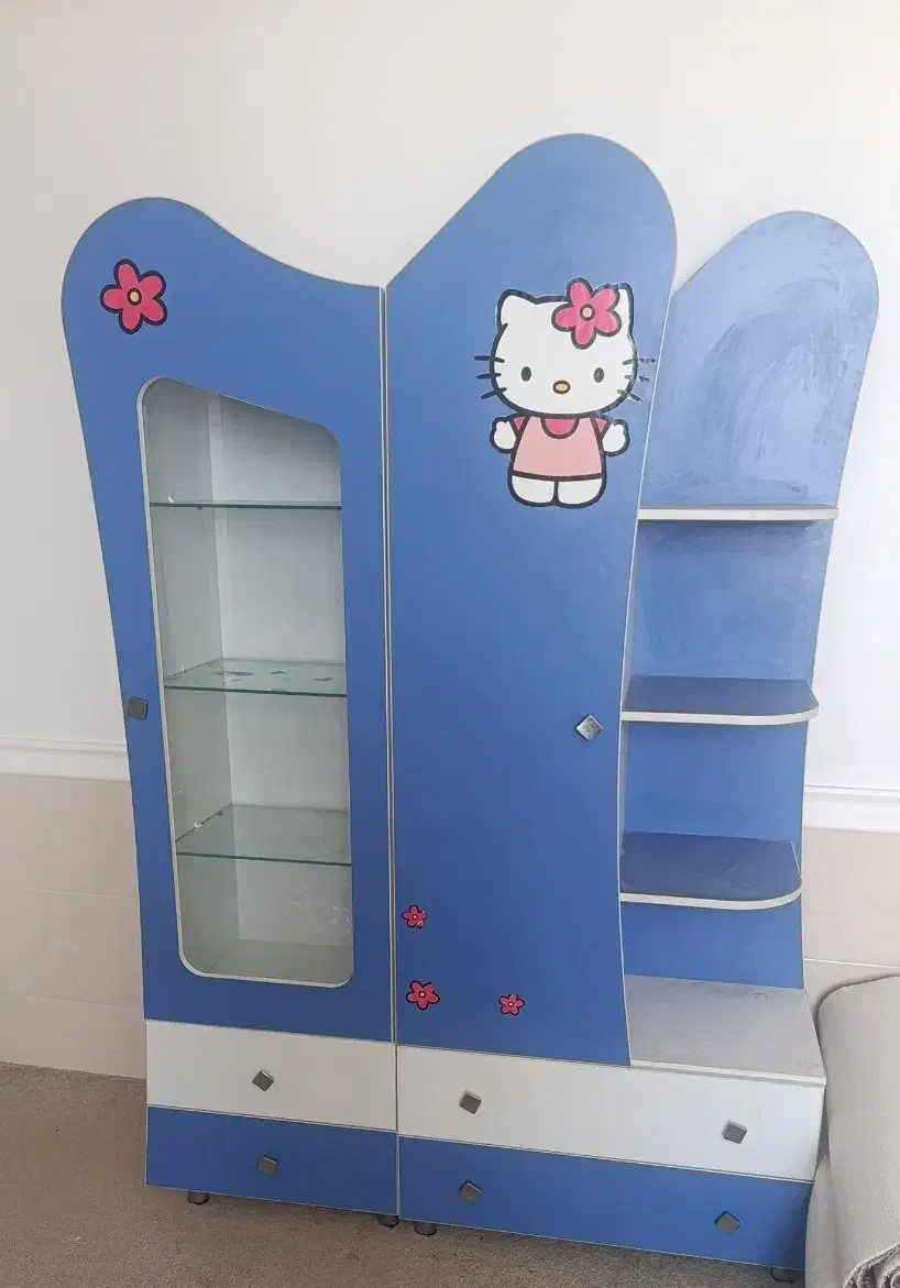 ست تخت خواب کودک به همراه کمد و بوفه|اسباب و اثاث بچه|بندر کنگان, |دیوار